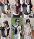 Stripes around Neck Pullover Sweater